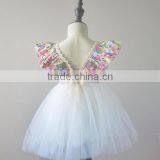 Summer Children Frocks Model Design 6 Years Small Girl Baby Clothes Fashion Dress thumbnail-2