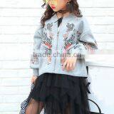 Zm35745a Fancy Girls Coat Wholesale Kid Short Model Baseball Jacket thumbnail-1