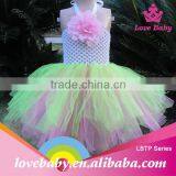 Kids Plaid Summer Dresses Ruffle Set LBE4091704 thumbnail-1