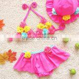 S31347W Fashionable Beach Wholesale Children Modeling Swimwear thumbnail-2