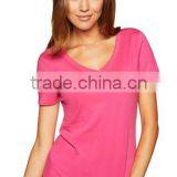 Next Level Apparel Ladies' Ideal V-Neck Tee - Made From 60% Combed Ring-spun Cotton and 40% Polyester and Comes With Your Logo. thumbnail-1