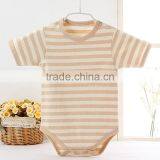 Organic Cotton Baby Romper Short Sleeve Baby Onesie thumbnail-1