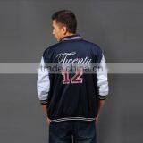 Customize Mens Custom Made Winter American Letterman Cheap Varsity Baseball College High School Uniforms Bomber Jacket Man thumbnail-3