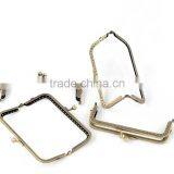 Metal Frame Kiss Clasp Pattern Carved For Purse Bag Antique Bronze 12.7x6.6cm(Open:12.3x12.5cm),2Pc,Newest thumbnail-1