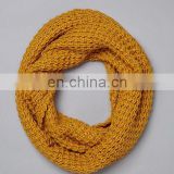 fashional newest design hot warm soft cozy popular jacquard knit snood