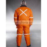 High Quality Cotton Cold Storage Freezer Suits Winter Coverall With Reflective Stripe thumbnail-5