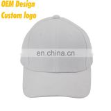 Bulk printing High quality CVC Metal Closure Big Visor sports white custom logo high crown dad cap for ladies