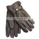 Men Leather Driving Gloves