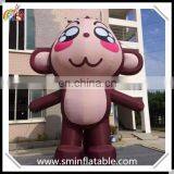 Giant lovely inflatable cartoon, advertising inflatable monkey mascot animal , standing monkey cartoon model for outdoor