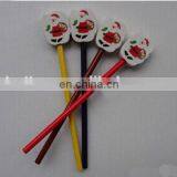 Cheap African Market Wooden Pencils With Eraser thumbnail-1