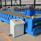 Roof Tiles Colored Steel Double Sheet Roll Forming Machine