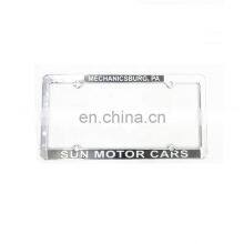 Car License Plate Frames Tag Covers Holder For Vehicles USA Standard Car Styling License Plate Frame thumbnail-3