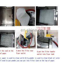 Stainless Steel KFC Cooking Oil Filter Cart / Oil Filter Machine thumbnail-3