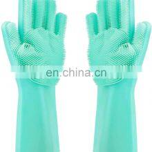 Silicone Gloves Scrubbed, Dish Scrubbing Glove, Magic Silicone Cleaning Gloves thumbnail-2