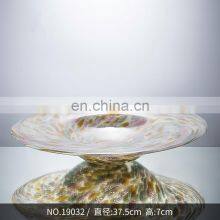 Hand Blow Luxury Glass Compote Decoration Animal Leopard Amber Vase thumbnail-2