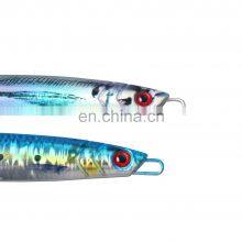 High Quality Slow Jigging Lure Squid Jig Fishing Sinking Lead Metal Flat Jigs Sea Bass Fishing Lure thumbnail-1