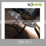 2014 New Model Metal White Toped and Stainless Steel Coffee Table
