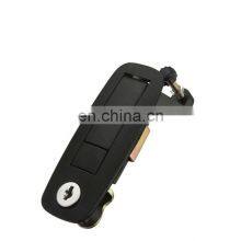 MS718 Black Zinc Alloy Compression Latch Cabinet Door Plane Lock