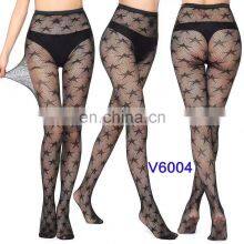 Mature Womens High Heels High Waist Tights Fishnet Stockings Thigh High Pantyhose Foot Sexy Fish Net Silk Stockings thumbnail-5
