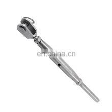 Stainless Steel 304 316 Turnbuckles Closed Body Rigging Screw Jaw and Swage Stud Heavy Duty Wire Rope Fitting thumbnail-4