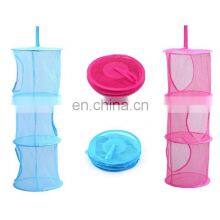 HOT Kids Toys Shawls Hats Mittens Clothes Hanging Mesh Space Saver Bags Organizer Hanging Baskets thumbnail-3