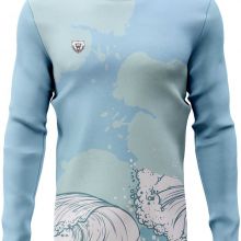 2023 custom polyester fishing shirts with round neck