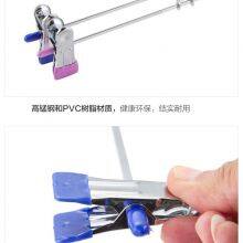 Hot Sale Steel Wire Pants Hanger With Clips thumbnail-4