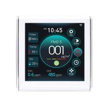 Smart 4 Inch Fresh Air Ventilation System CO2 VOC PM2.5 Temperature Humidity Color Screen Monitor Controller thumbnail-3