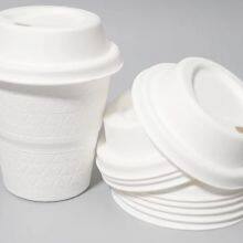 80mm Biodegradable Fiber Lid With Sip Hole Classic Item thumbnail-5