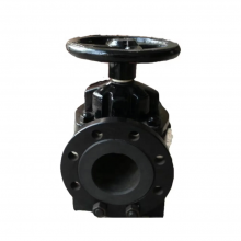 Customized OEM Cast Steel Ductile Iron Body Diaphragm Valve Rubber Seat FF Diaphragm Valve Used in Wastewater Chemical Industry thumbnail-4