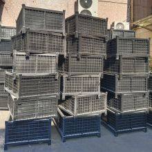 Warehouse Steel Logistics Crate Fixed Foldable Stackable Available thumbnail-2