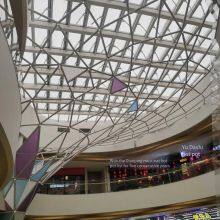 Decorative Stainless Steel 304# Spherical Grid Structure, Glass Roof for Exhibition Hall Lobby, Glass Roof for Hospital, Shopping Mall and Wanda Atrium thumbnail-3