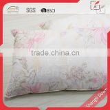 Beautiful flower printed down filled pillow