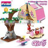 Toys for Kids Cogo Girls Construction Building Blocks Construction Toys