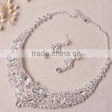 2016 New Product China Supplier Statement Crystal Necklace Set thumbnail-4
