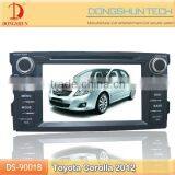 7 Inch Touch Screen TOYOTA Corolla 2012 Auto Stereo With TV,GPS Bluetooth