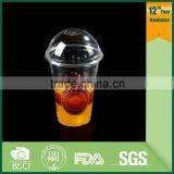 Glass Cups With Lids/ Transparent Beversge Cups thumbnail-2