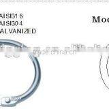 Rigging Hardware Stainless Steel AISI 304 &316 Welded Round Ring Nose Ring thumbnail-6