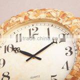 18 Inch Retro Home Decor Rattan Women Modern World Clock thumbnail-5