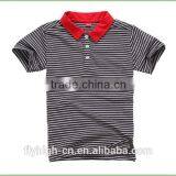 Long Sleeve Striped Polo T Shirt for Kids thumbnail-3