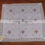 Furnishings Fashion Floral Embroidered Tablecloths