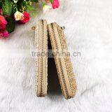 High Quality Long New Fashion Mix Colors Women PU Linen Cluth Wallet Famous Brand Designer Bag Purse Wallet thumbnail-6