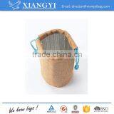 Cheap Promotional 2L Capacity Canvas Insulated or Thermal Water Bottle Cooler Bag thumbnail-2