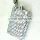 Various Designs Rhinestone&print Picture&volumes Stainless Steel Hip Flask thumbnail-1