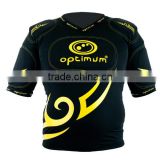 custom Rugby protection padded top short American Football pro combat compression gear padded protection wear