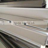White Powder Coated Aluminum Alloy Extrusions of Sliding Track thumbnail-1