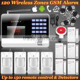 Hot Sale Wireless Kerui Support Phone Alert Call and SMS Gsm Security Alarm System