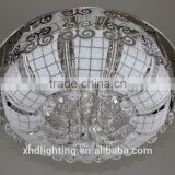 Modern Crystal LED Ceiling Pendant Lights Cool White Fixture Chandelier Lamps