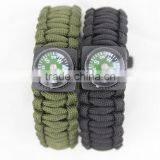 2016 Hot Custom Paracord Bracelet Woven Bracelet With Compass thumbnail-3