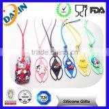 Hot Selling Universal Silicone Hang Rope Phone Cases Covers With Lanyard thumbnail-1
